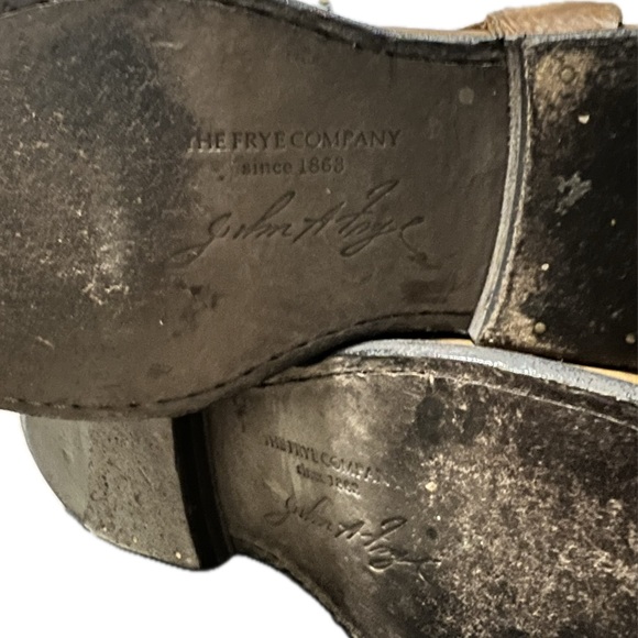 Frye Phillip Harness Tall Leather Harness In Cognac, 7 - Picture 7 of 9